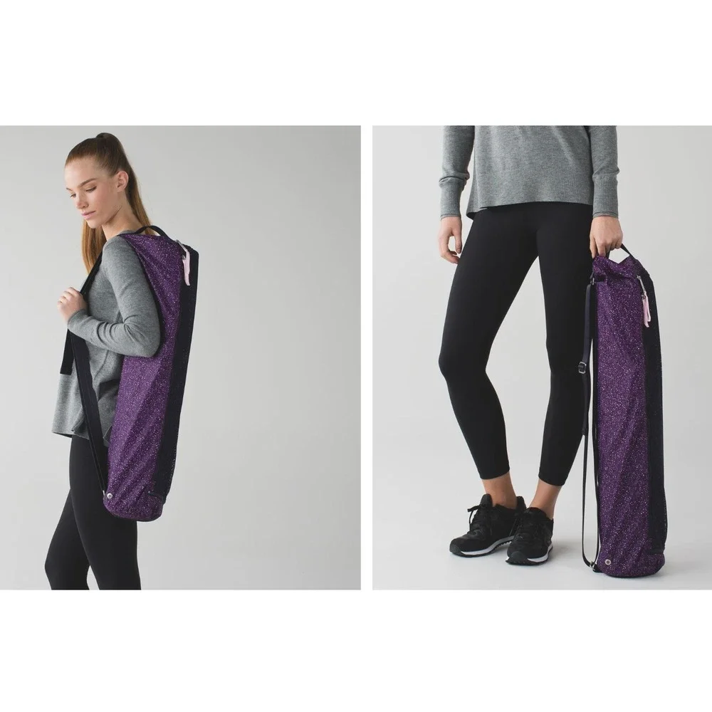 Lululemon Drishti Yoga Tote Purple Flashback Static Powdered Rose